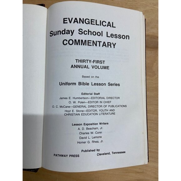 Vintage 1982-83 Evangelical Sunday School Commentary Pathway Press Christian - Picture 4 of 8